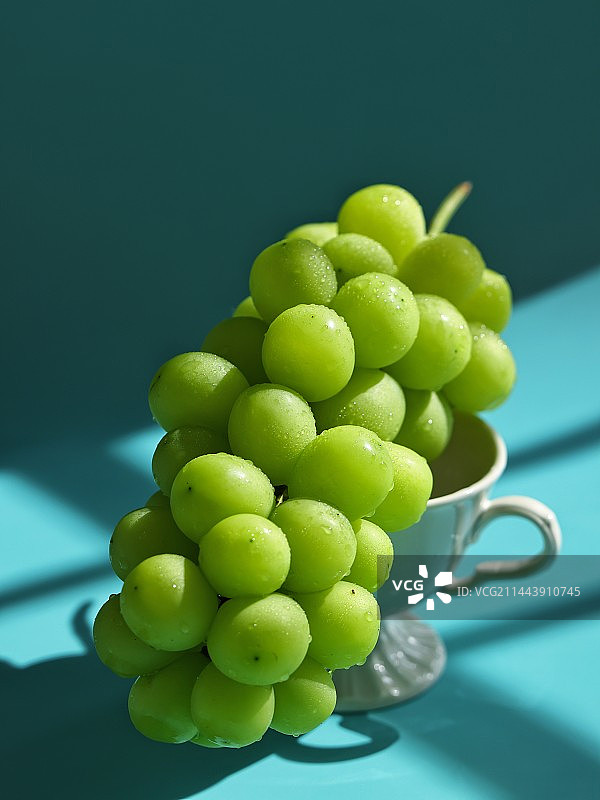 静物摄影～阳光玫瑰葡萄图片素材