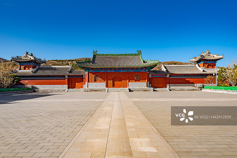 北京八大处公园清凉寺图片素材