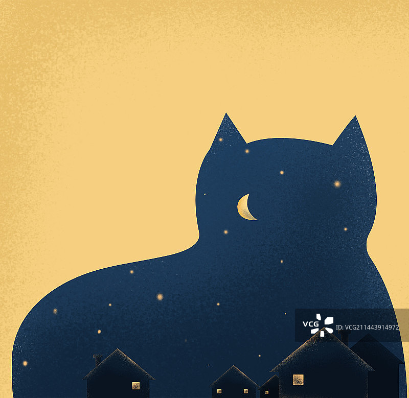 猫咪小镇图片素材