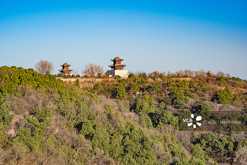 北京八大处公园清凉寺远景图片素材