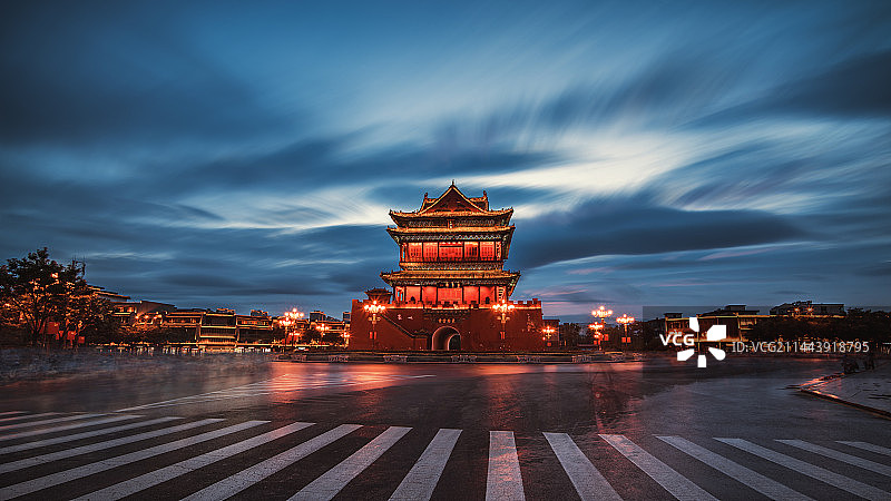 临汾市鼓楼图片素材