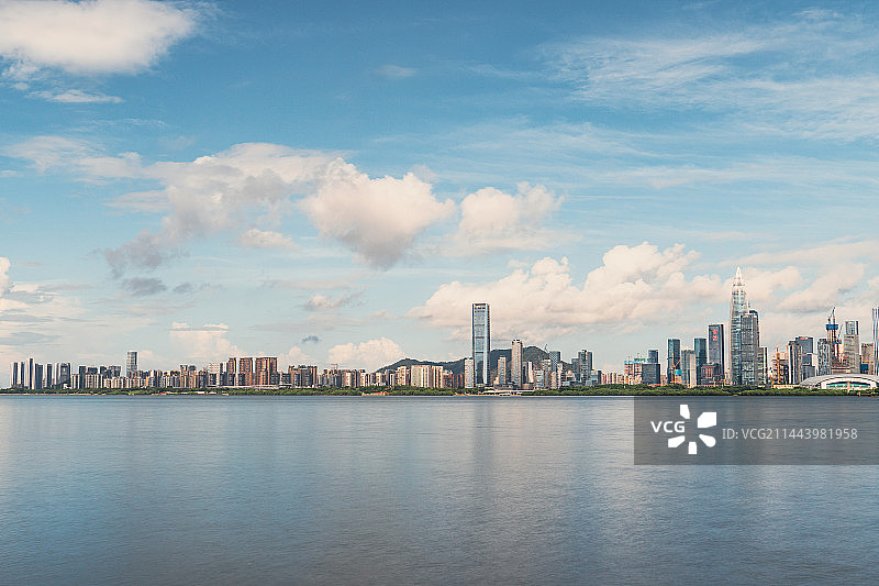 城市天际线风光图片素材