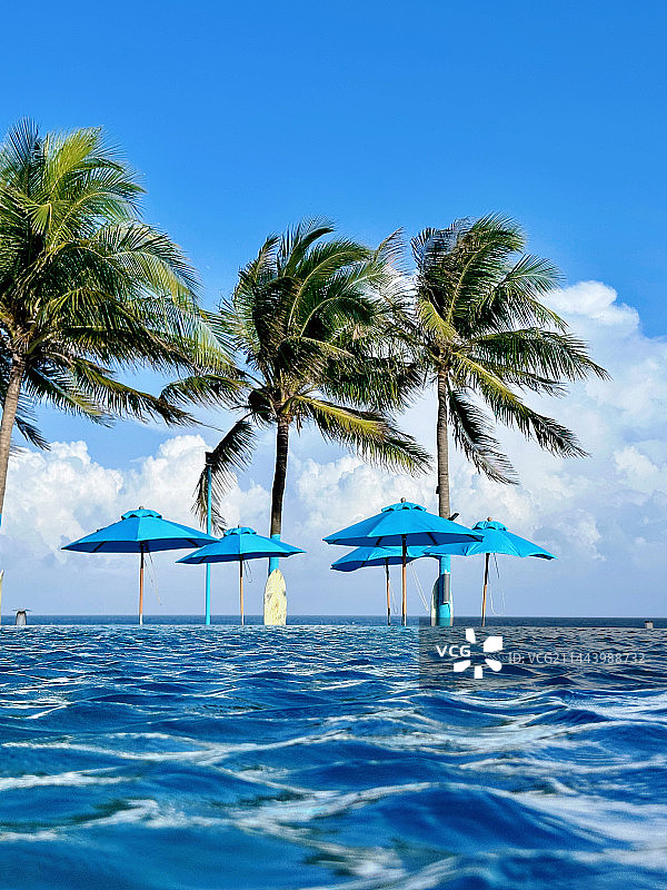 海边的度假村图片素材