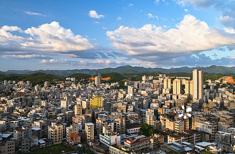 信宜市落日黄昏图片素材