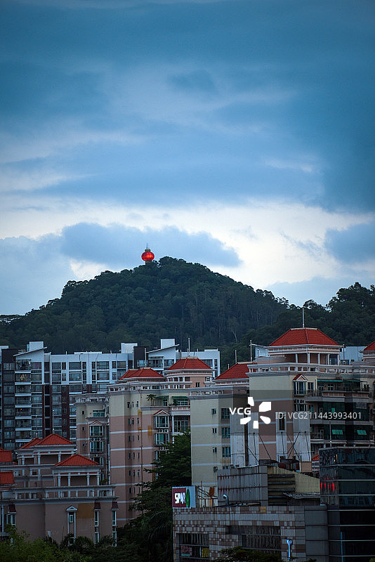 东莞城市地标黄旗山旗峰公园图片素材