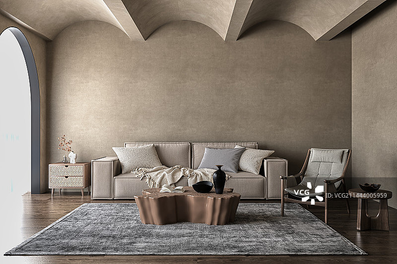 客气，起居室，室内设计，现代风格，侘寂风格图片素材