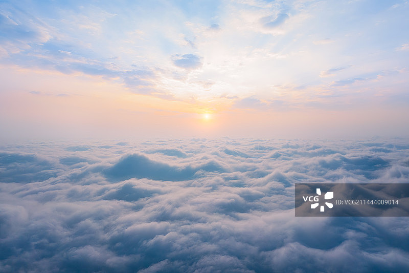 云海上的天空图片素材