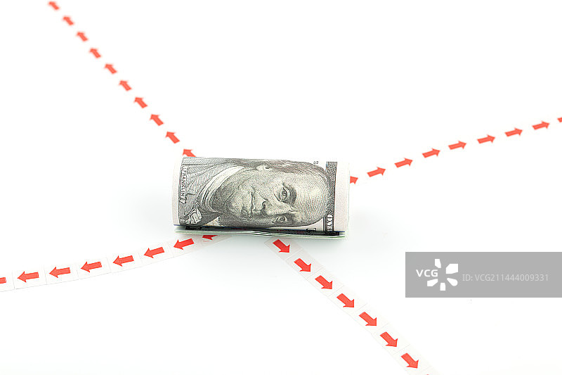 美金所在的位置图片素材