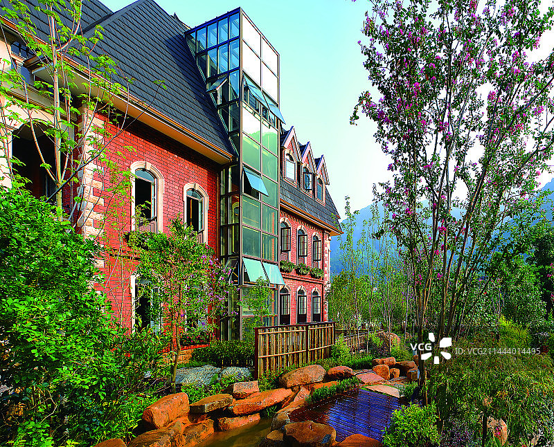 新欧式风格别墅图片素材