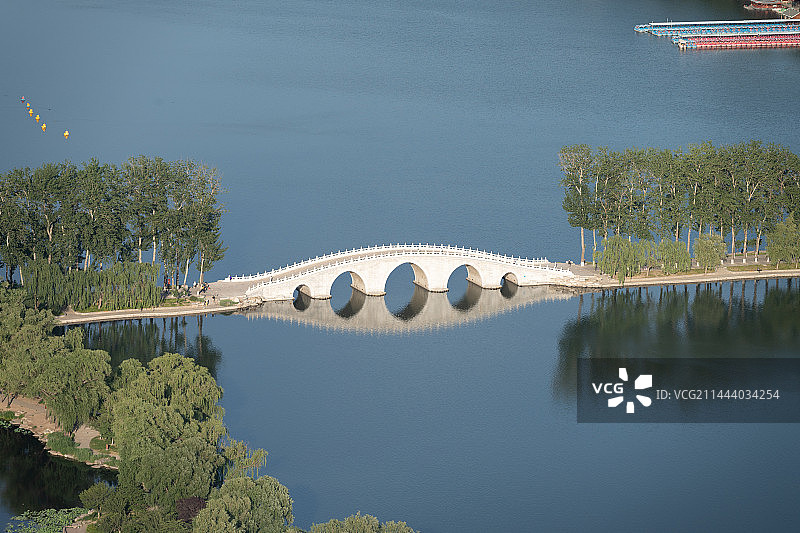 玉渊潭小桥图片素材