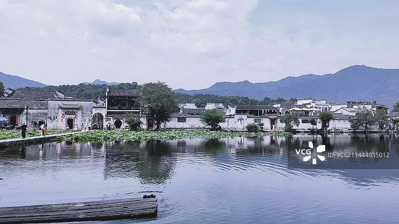 皖南宏村水墨江南图片素材