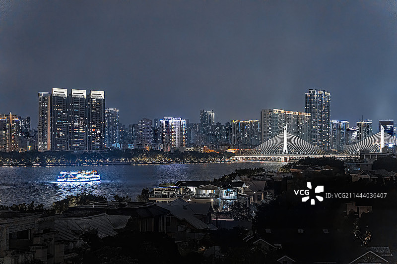 珠江沿岸图片素材