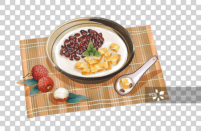 广东佛山城市特色美食 双皮奶图片素材