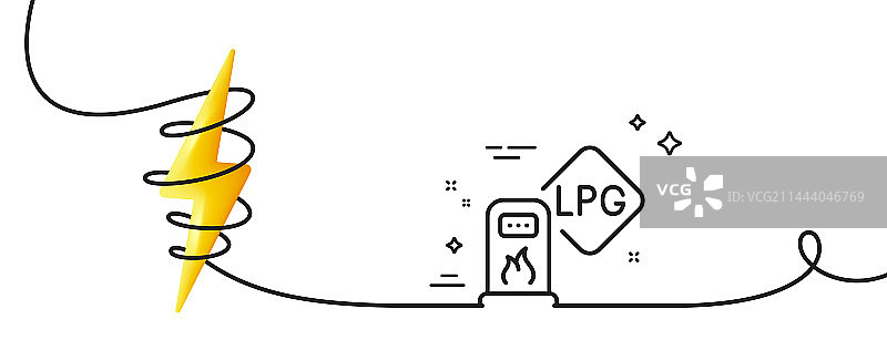 加油站线条图标图片素材