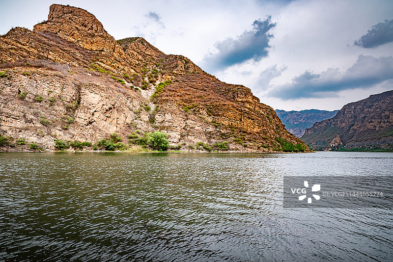 北京门头沟珍珠湖珠窝水库图片素材