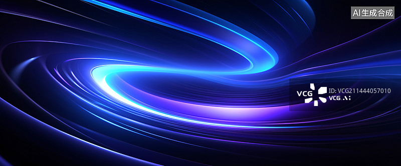 【AI数字艺术】抽象弧形几何极简空间图片素材