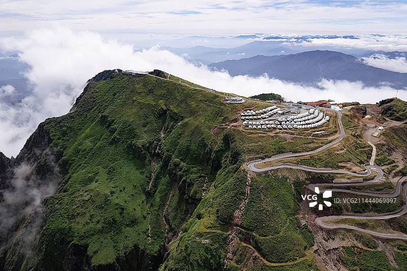 成都贡嘎云海图片素材