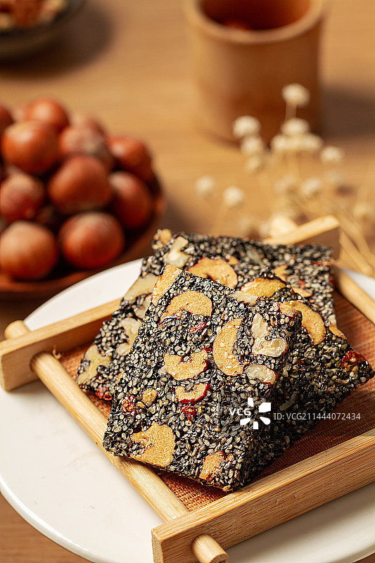 黑芝麻六味营养糕图片素材
