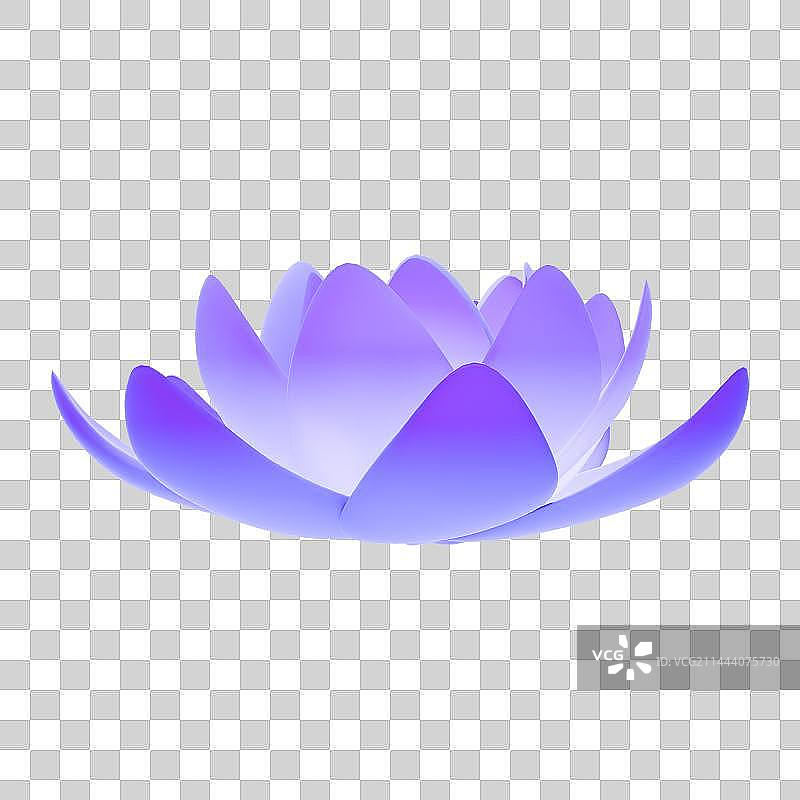 3D中秋节七夕粉色荷花灯元素图片素材
