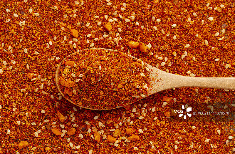 香炒辣椒粉图片素材