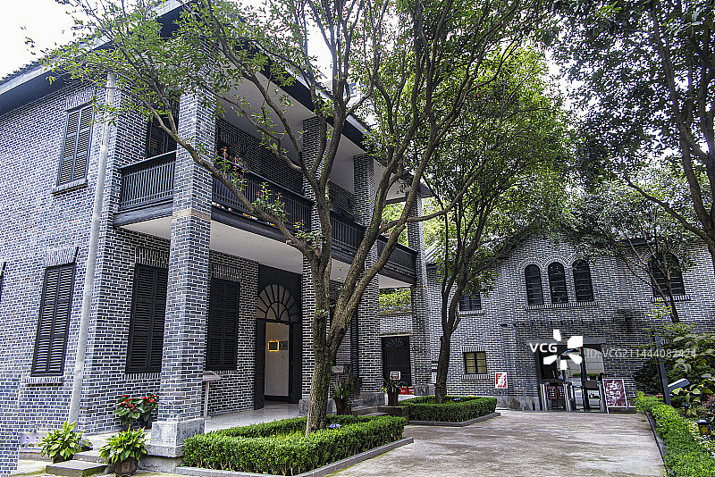 重庆桂园，双十协定签订地，张治中，桂园内部陈设，重庆中山四路图片素材