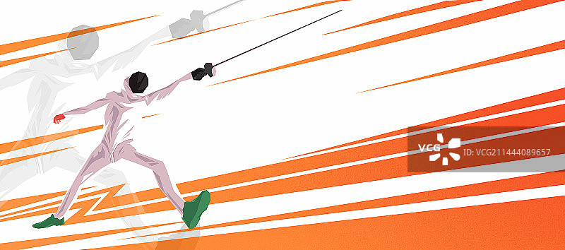 运动员--击剑图片素材