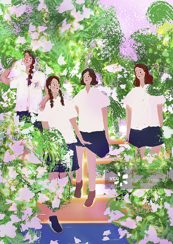 毕业季的我们在一起图片素材