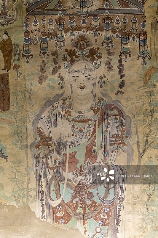 文明的印记——敦煌艺术大展：莫高窟第45窟（盛唐）图片素材