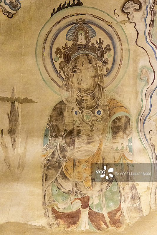 文明的印记——敦煌艺术大展：莫高窟第45窟（盛唐）图片素材