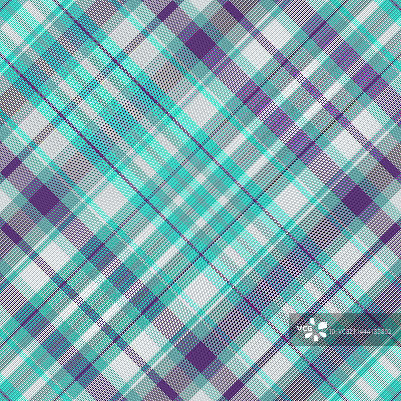 无缝冬季格子花纹背景图片素材