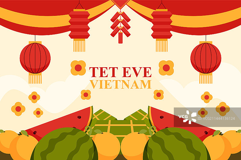 越南春节背景图片素材