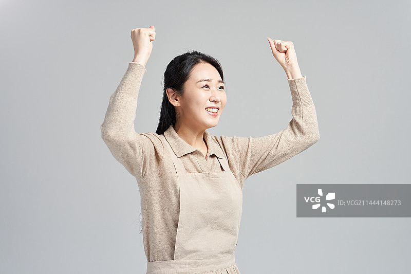 韩国影棚拍摄幸运商人图片素材