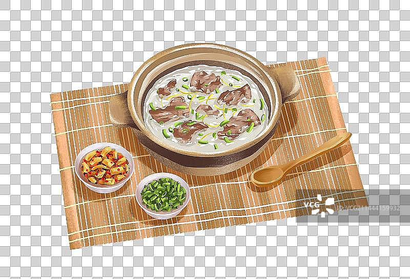 广东特色美食之生滚粥图片素材