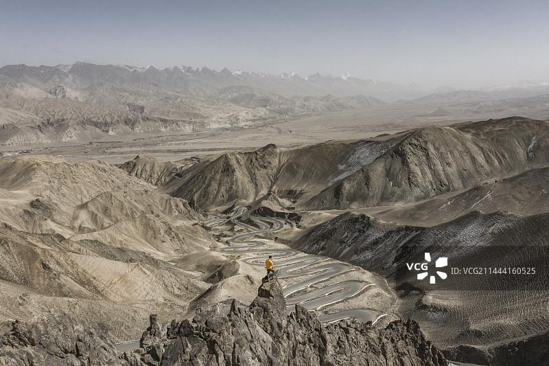 新疆塔什库尔干盘龙古道图片素材