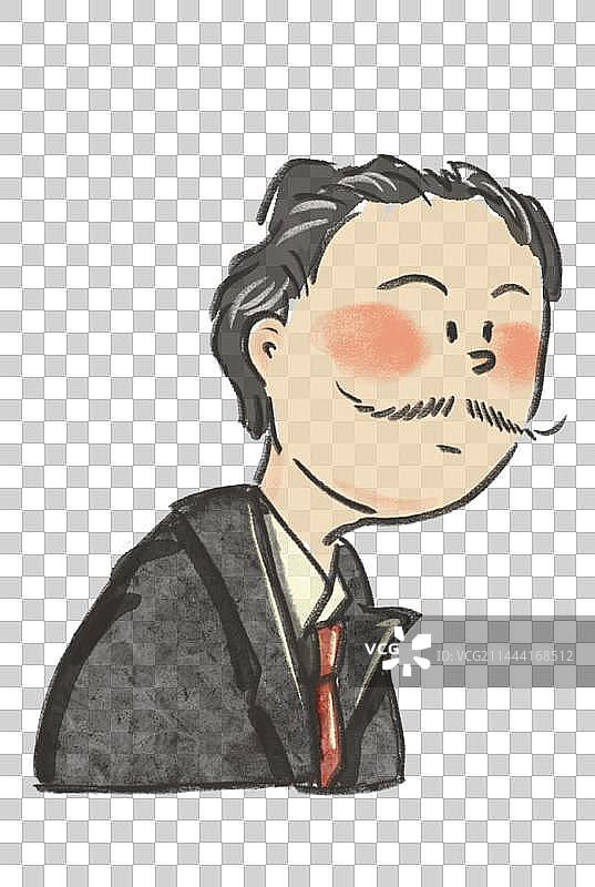 抱银鼠的女子图片素材