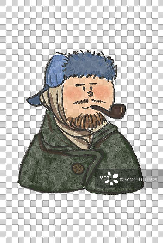 抱银鼠的女子图片素材