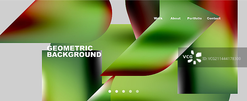 Glassmorphism登陆页背景模板图片素材