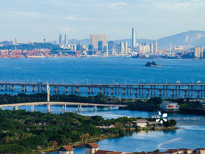 厦门园博苑航拍图片素材