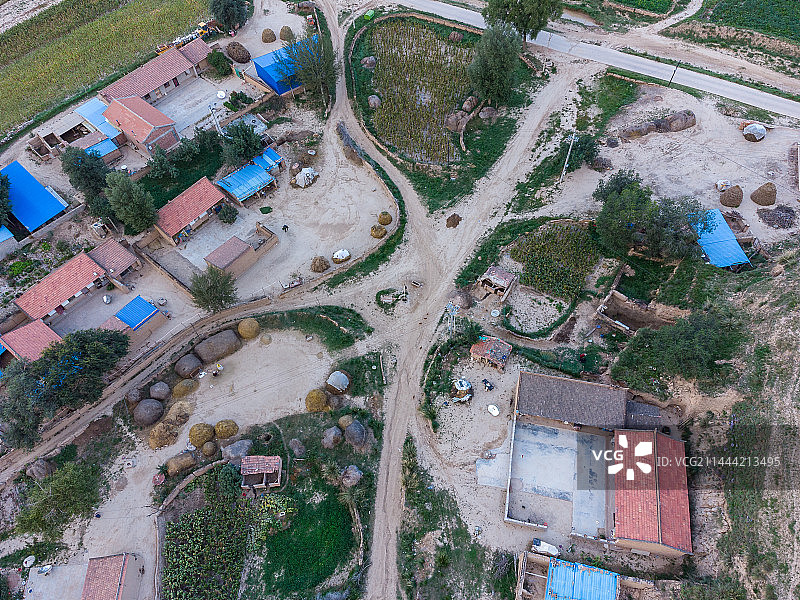 甘肃农村图片素材