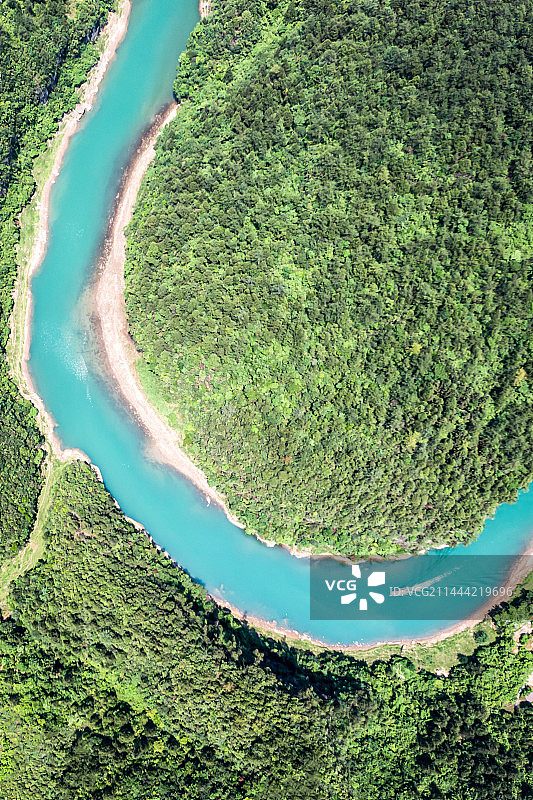 贵州遵义绥阳清溪峡风景区航拍图片素材
