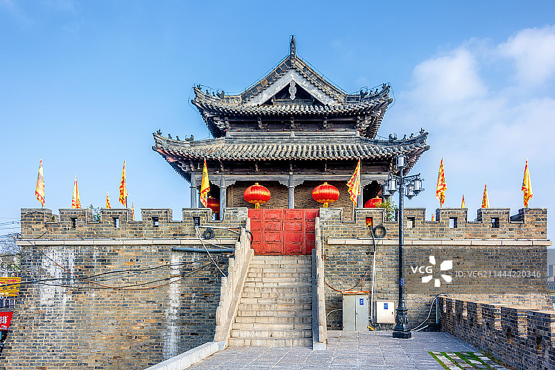 中国安徽淮南寿县古城通淝门图片素材