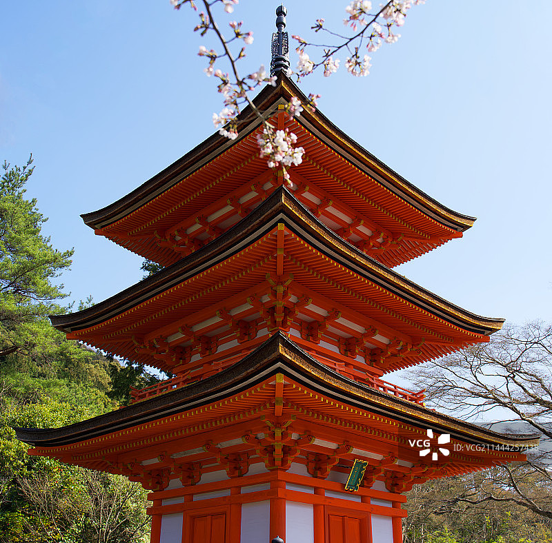 清水寺无名塔图片素材