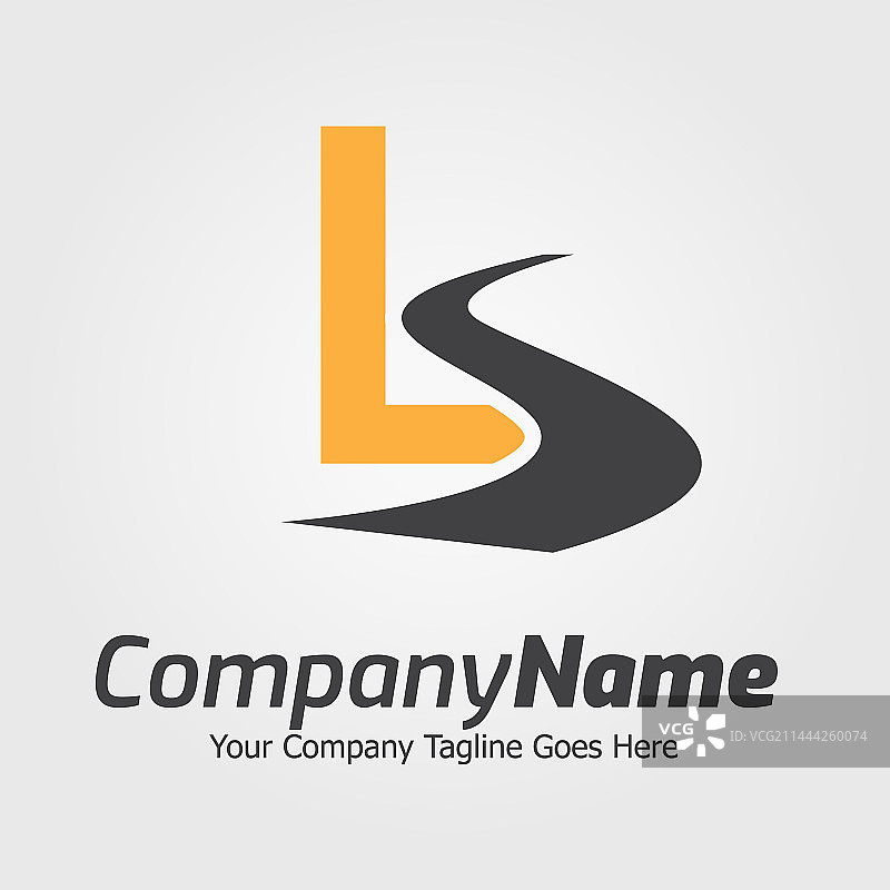 彩色字母L标志模板图片素材