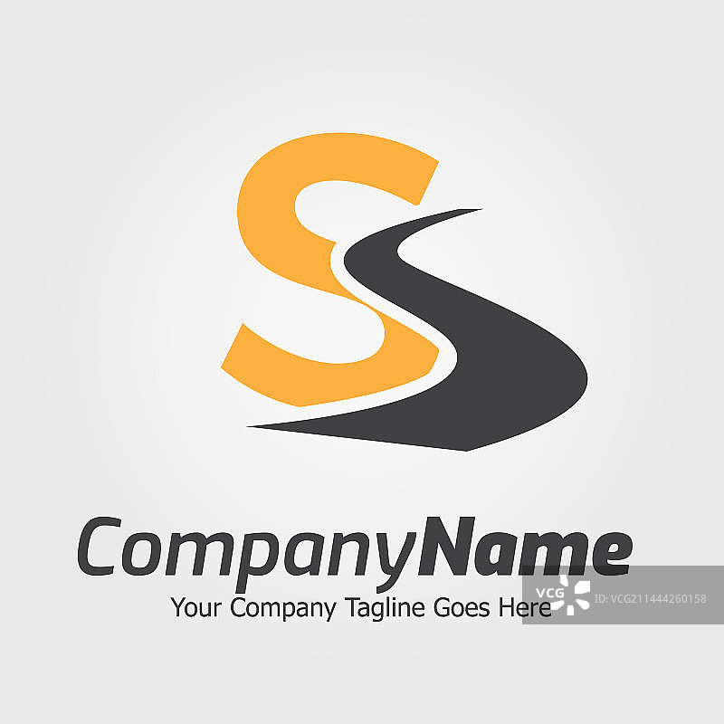 彩色字母S标志模板图片素材