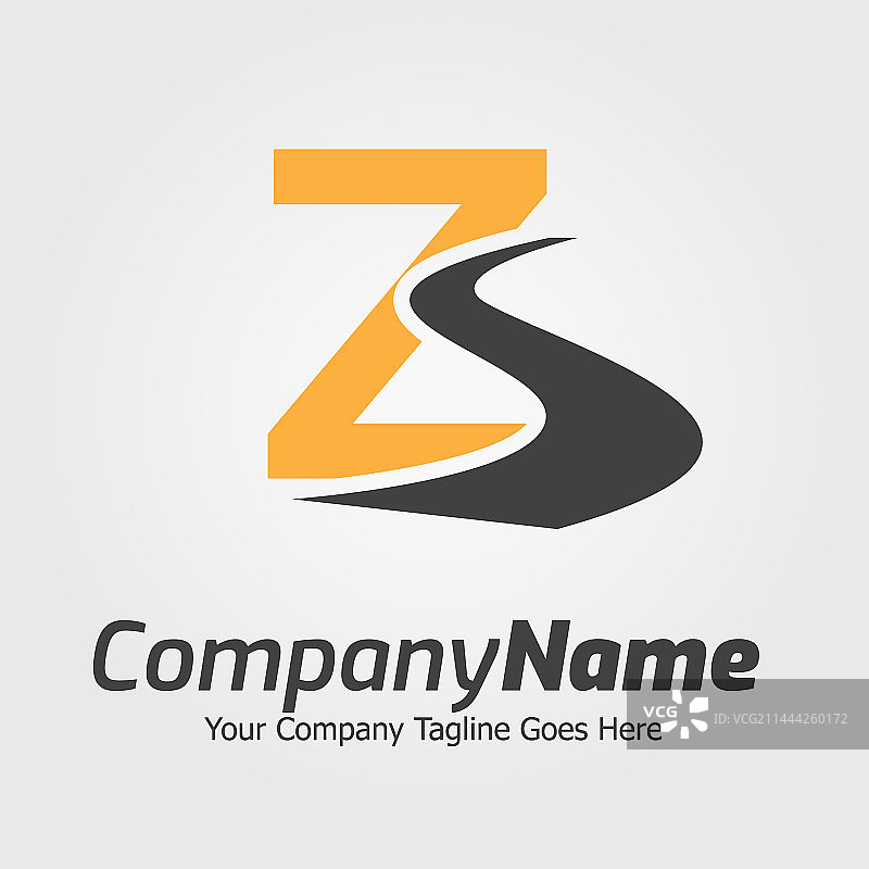 字母Z标志模板，彩色字母Z图片素材