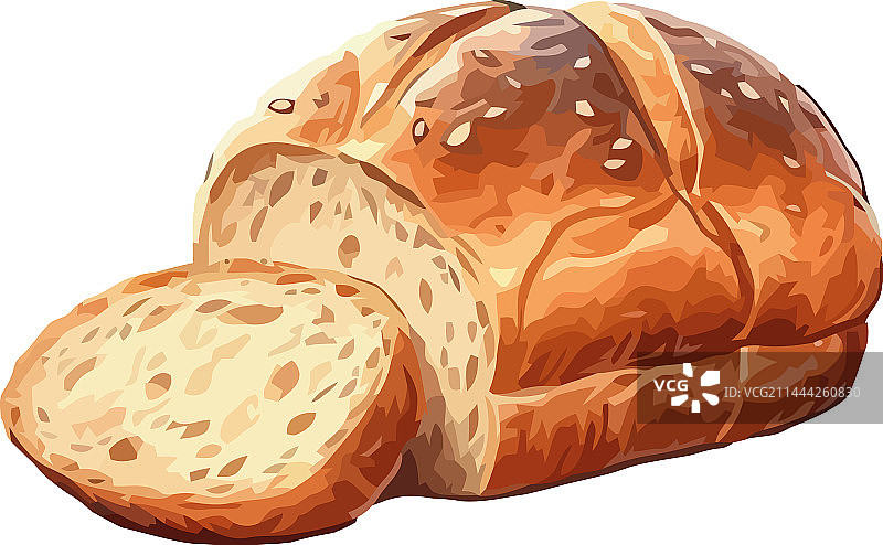 新鲜出炉的面包，美味佳肴图片素材