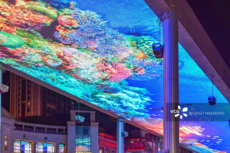 北京世贸天阶步行街图片素材