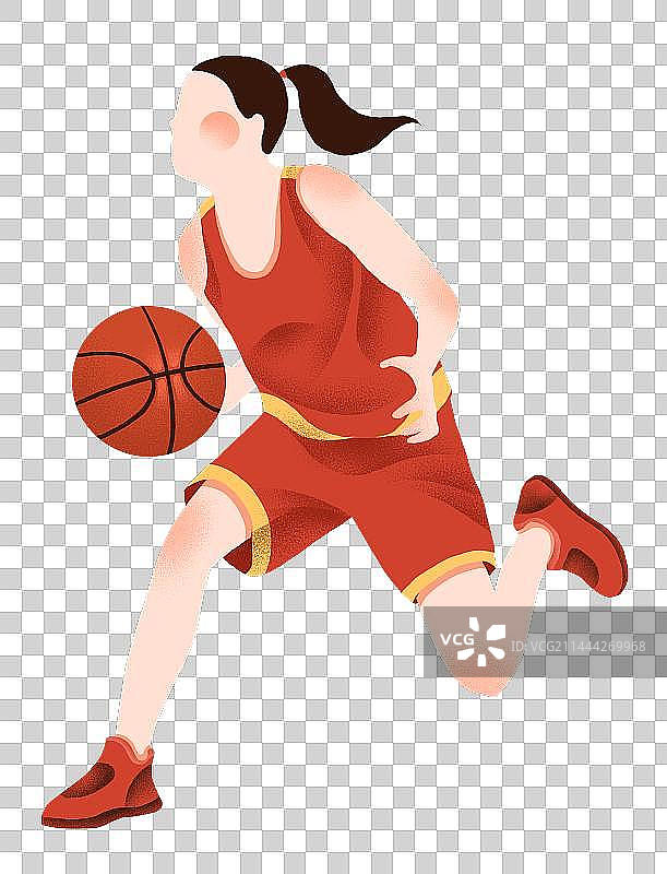 运动项目男子女子篮球元素图片素材
