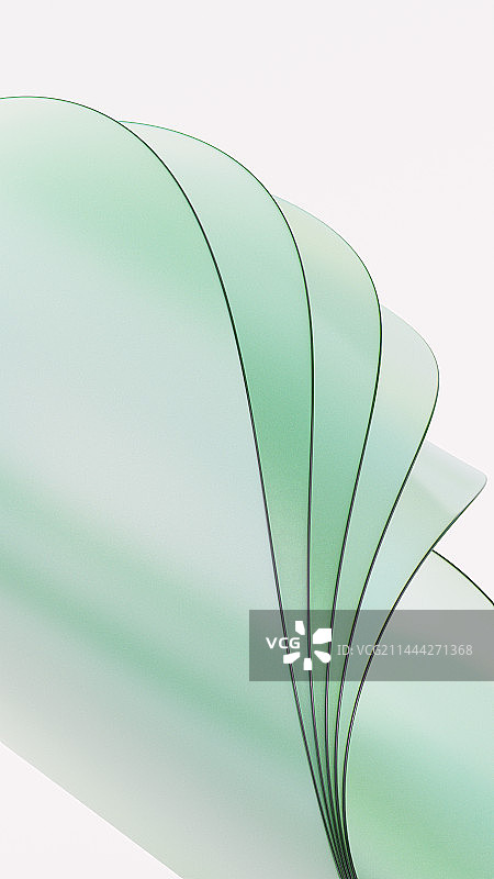 3D高清渲染抽象绿色艺术背景图片素材