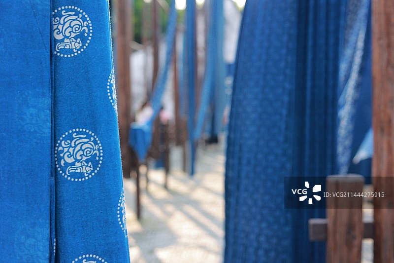 乌镇染布坊图片素材